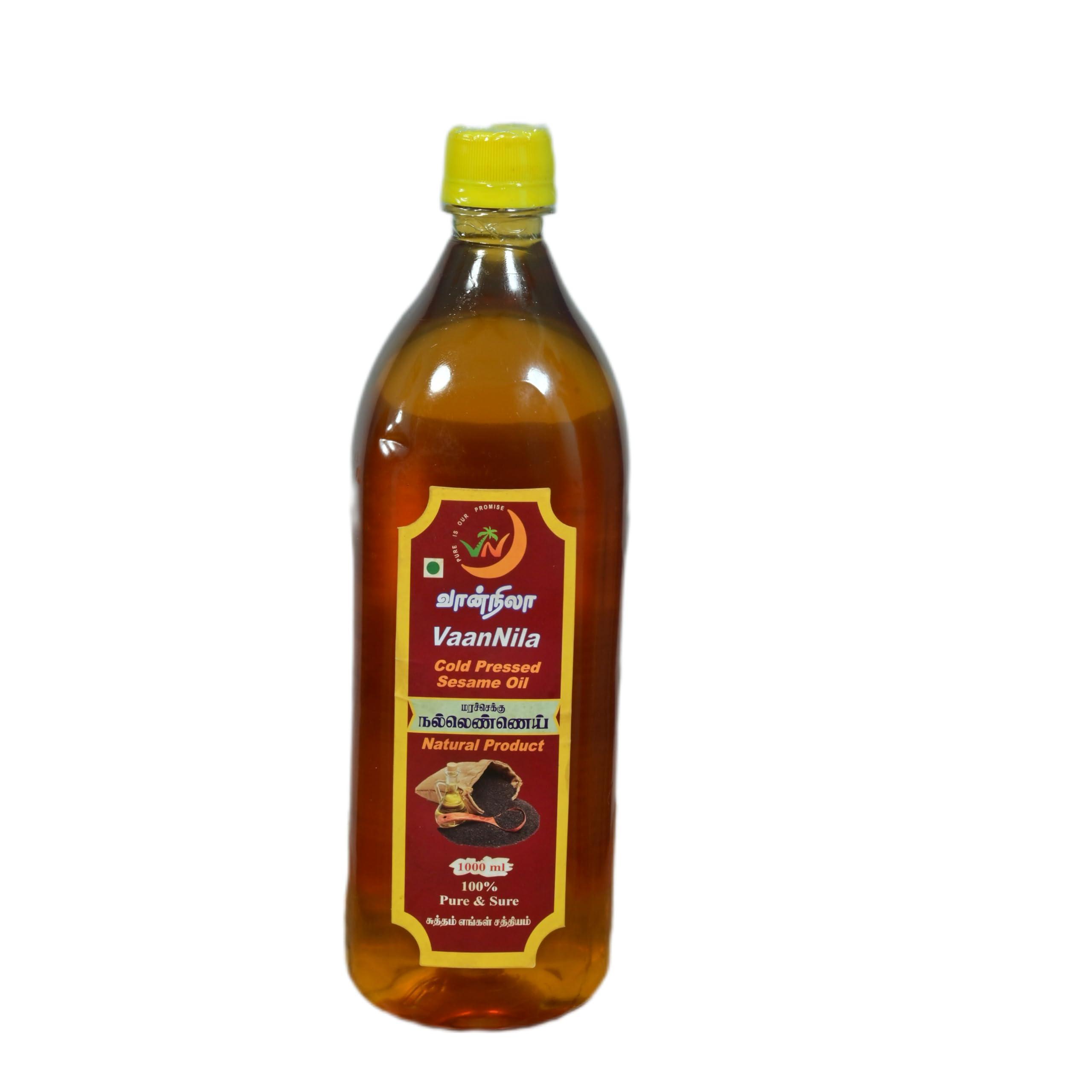 Vaan nila cold-pressed sesame seed oil/Gingelly oil(1000ml)