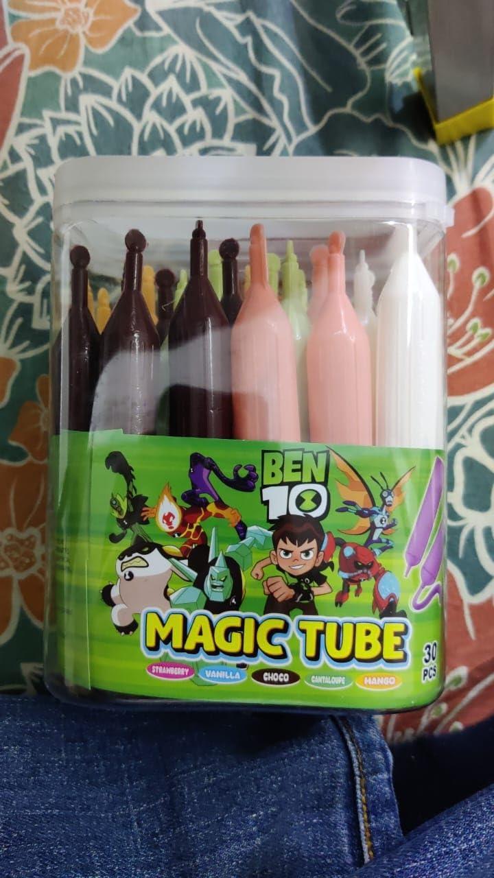 KIDINYOU KIDINYOU Liquid Candy Magic Tube | 4 Flavors | Mix Flavors (30 Pcs, Pack of 1)