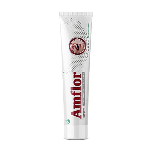 AMFLOR Amflor Toothpaste for Braces | Prevents Cavities & White Spot Lesions | Organic Amine Fluoride for Enamel Remineralization| Mint Flavour Orthodontic Toothpaste | Pack of 4 (70 g per pack)