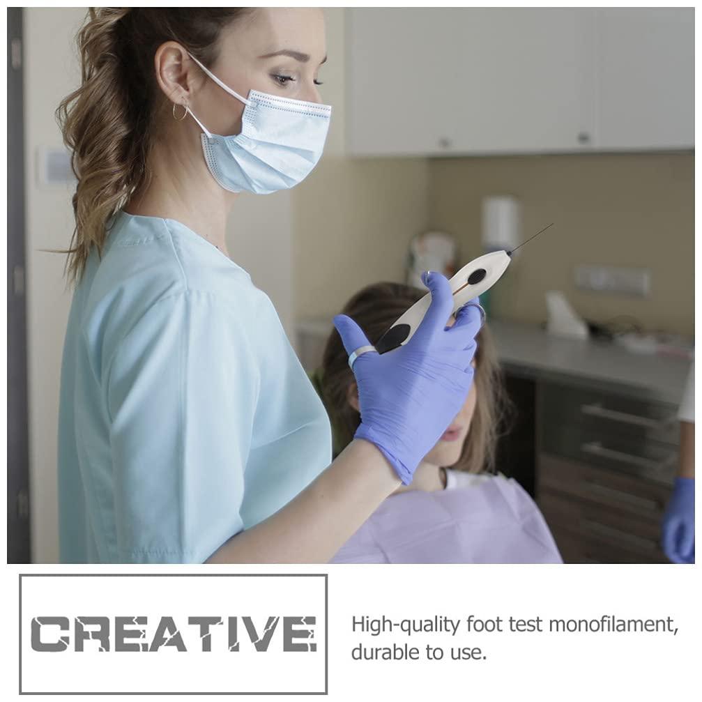 FOMIYES FOMIYES 4 Sets Diabetes Screening Monofilaments Diabetes Screening Pin Test Nerve Skin Monofilaments Pen Diabetic Foot Tool for Diabete Testing 10G