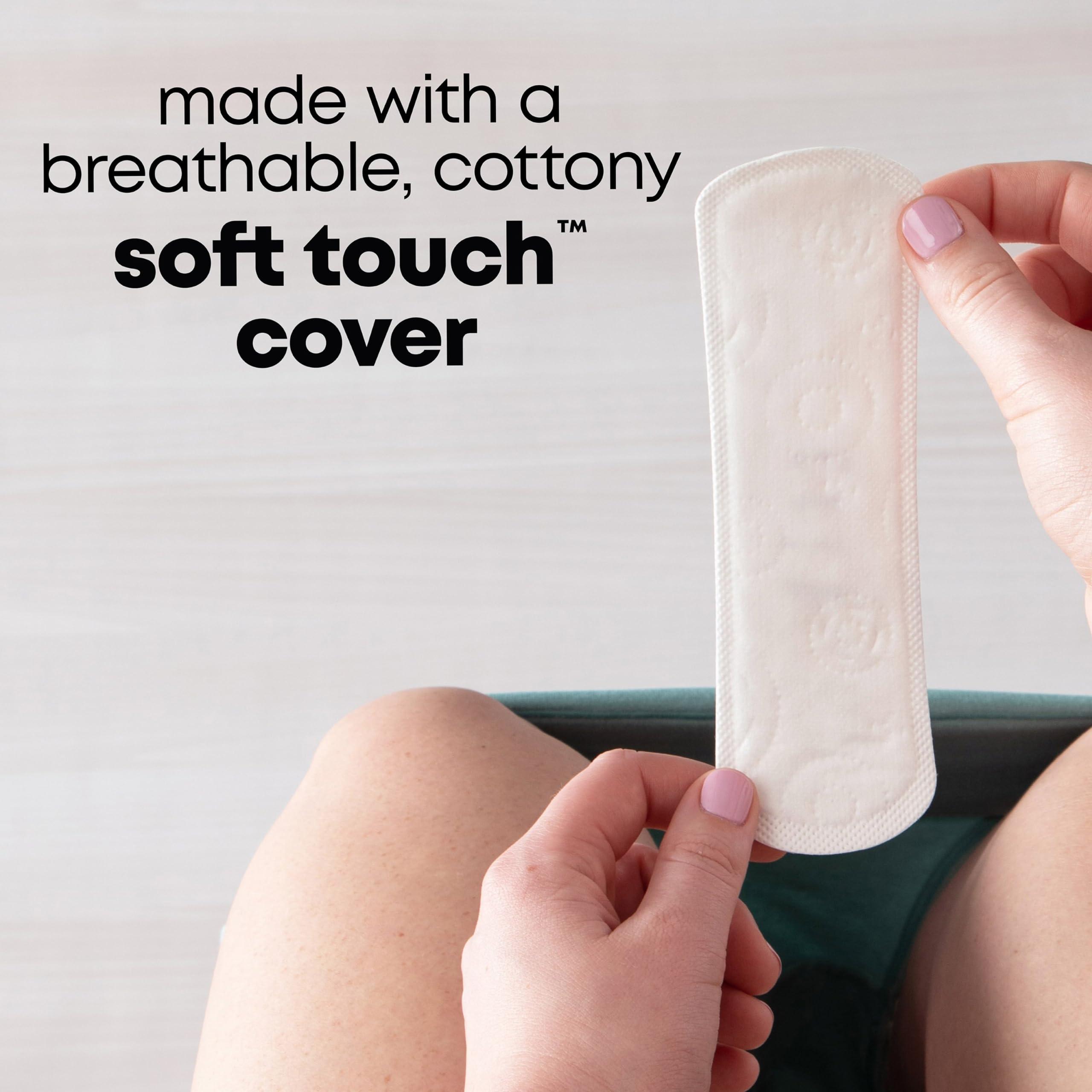 U by Kotex U by Kotex Lightdays Panty Liners, Long, Unscented, 126 Count