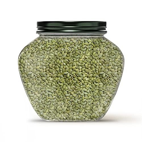 HILLS ORGANICS HILLS ORGANICS Raw Pumpkin Seeds - 500G l 100% Fresh Natural Rich in Protein & Fiber, Gluten Free Dry Fruits & Nuts Pumpkin Seeds - Jar Pack