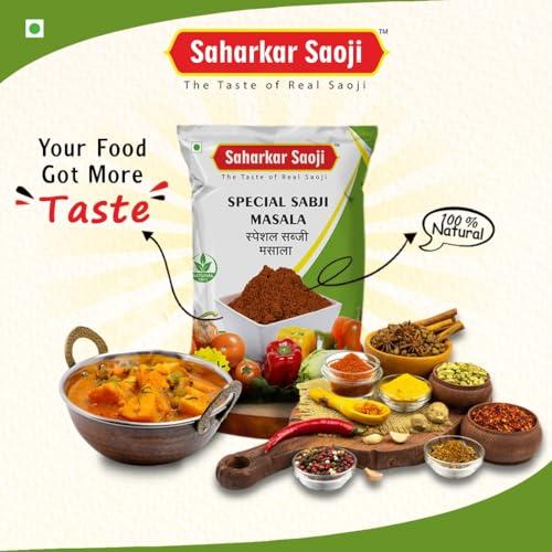 Saharkar Saoji Saharkar Saoji Mutton Masala Powder 200 Gm, Trial Pack Of Gravy 20 Gm, Sabji Masale 20 Gm Combo Pack Of 3