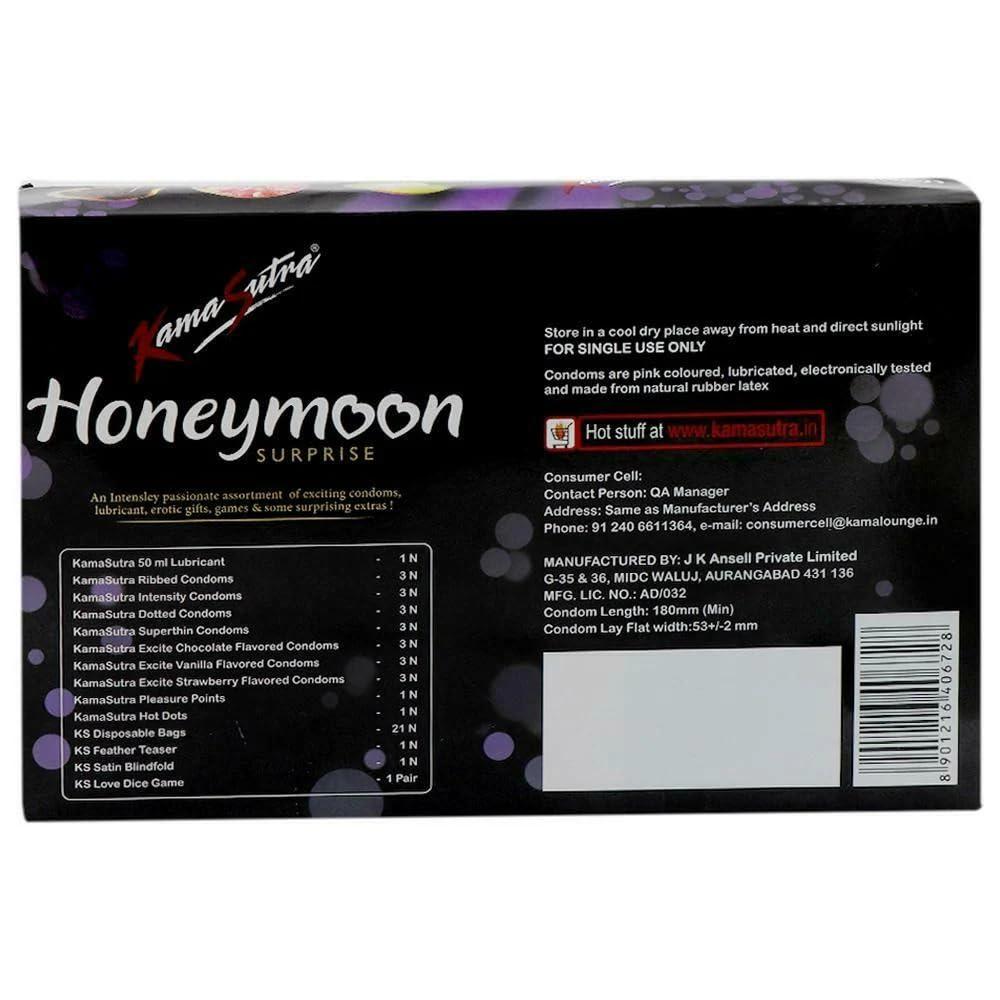 Kamasutra Kamasutra Honeymoon Surprise Condoms - 1 nos Pack