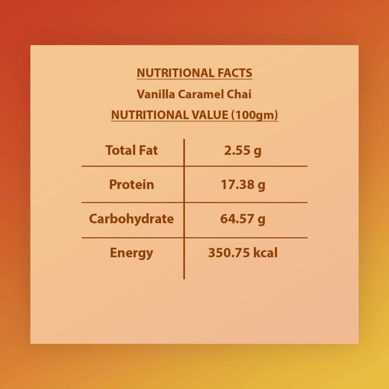 Shia Tea Shia Vanilla Caramel Chai | Natural Vanilla Flavour | Caramel Tea |100 grams