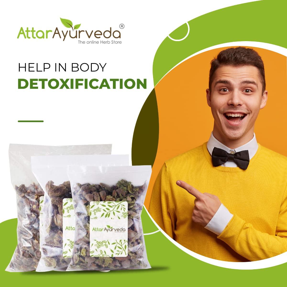 ATTAR AYURVEDA Attar Ayurveda Triphala (Ratio 1:2:3) Raw, Whole (600 grams) - Harad, Baheda, Amla | 100% Pure and Natural, No Preservatives