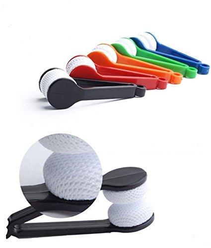 The Flash Store 12 pcs Mini Sun Glasses Eyeglass Microfiber Spectacles Cleaner Brush Cleaning Tool,Random Color (12)