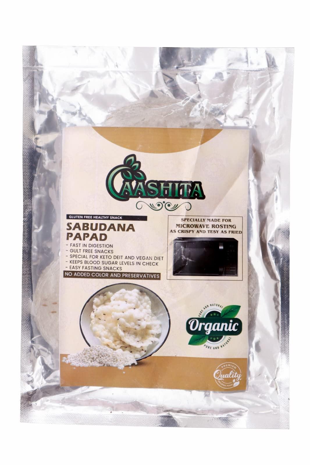 Generic AASHITA Sabudana Papad upwas Vrat Special Home Made SABUDANA Papad | Falahar Papad - 200 Grams