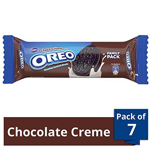 Cadbury Cadbury Oreo Chocolate Creme Biscuit, 120 g Pack - Pack of 7