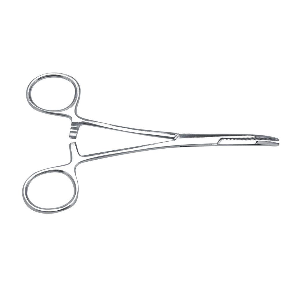 cigemay Remove Ear Hair, Dog Trimmer Accessories, Tweezers, Ear Clips, Curved Nose Cleaning Pliers, Grooming Scissors(Big)