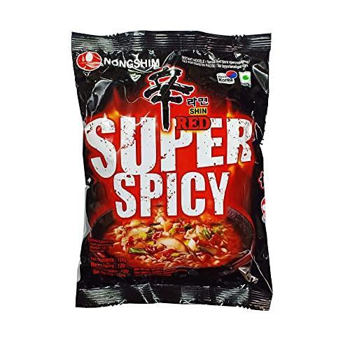 Nongshim Nongshim Shin Red Super Spicy Instant Noodles, 4.23 oz  120 g, 2 Pack