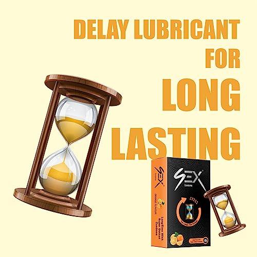 MEDIBAR MEDIBAR More Dots Condoms for Men | Vibe Orange ~ First time with (1600 DOTS) For more Last-Long pleasure | 10 Count (Pack of 3)