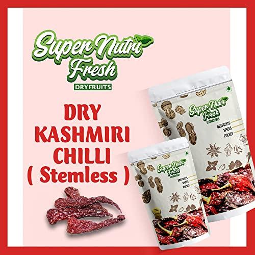 Super Nutri Fresh Super Nutri Fresh Dry Kashmiri Chilli Whole (Stemless ) 200gm