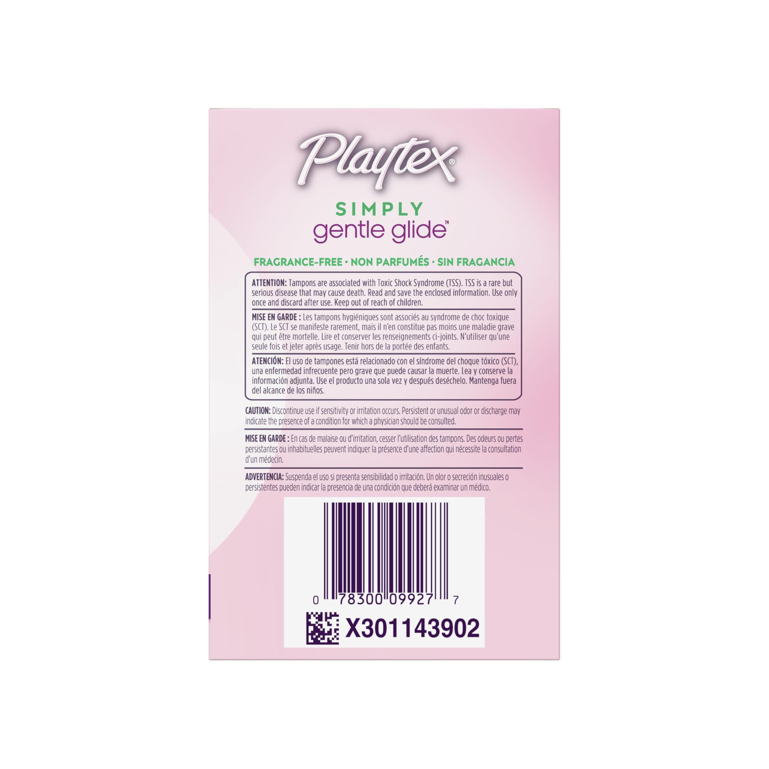 Playtex Playtex Gentle Glide Tampons with Triple Layer Protection, Ultra , Unscented - 36 Count