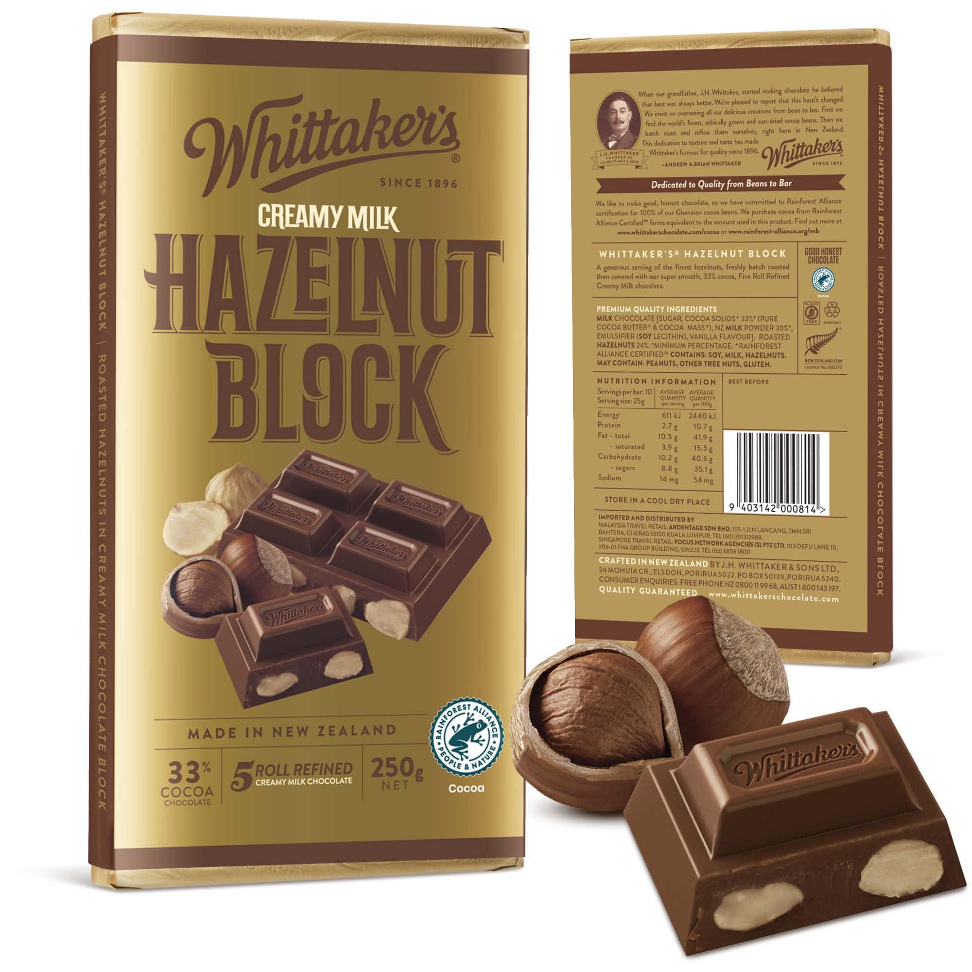 Whittaker"s Whittakers Hazelnut Block