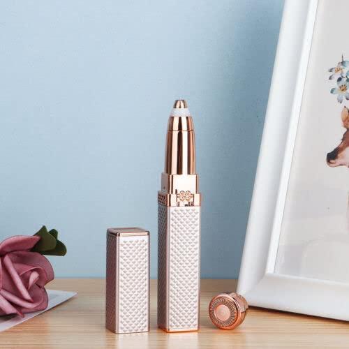 SUNSHREE SUNSHREE Skincare Women's Face Hair Remover Epilator for women Machine for Upper Lip, Chin, Eyebrow, Lips, Body, Arms Hair Remover for Women (White)