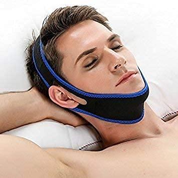 Lexazo Lexazo Anti Snore Chin Strap Stop Snoring Sleep Now Snore Solutions Chin Strap Snore Reduction System,Adjustable Sleep Mask