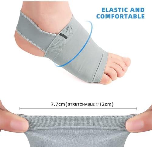 ULTRINA ULTRINA Flat Foot Arch Support Socks for Men & Women | Medial Arch Support for Flat Feet Correction Sleeve With Cushion | Plantar Fasciitis Leg Foot Pain Relief Product | Free Size.
