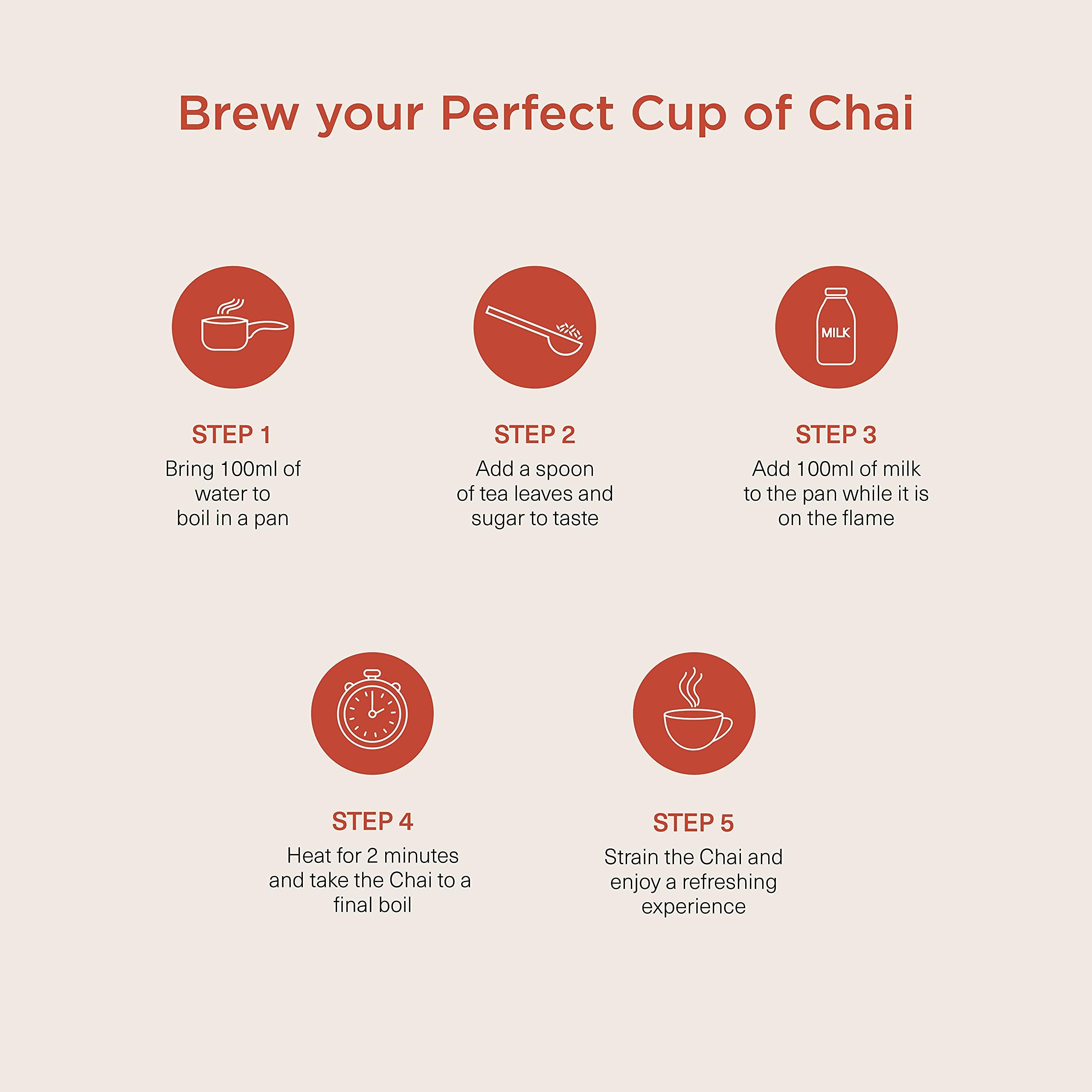 CHAI POINT CHAI POINT Assam Masala Tea 200G | 100% Natural Spices | Single Origin Tea | Premium Masala Tea | Premix Tea | Chai Patti | Masala Chai | Assam Tea Powder