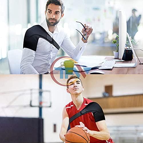 Swada Kitch Swada Kitch Shoulder Brace & Rotator Cuff Support Brace for Men & Women , Shoulder Compression Sleeve with Pressure Pad is Ideal for Dislocated AC Joint, Labrum Tear & Frozen Shoulder Pain Relief