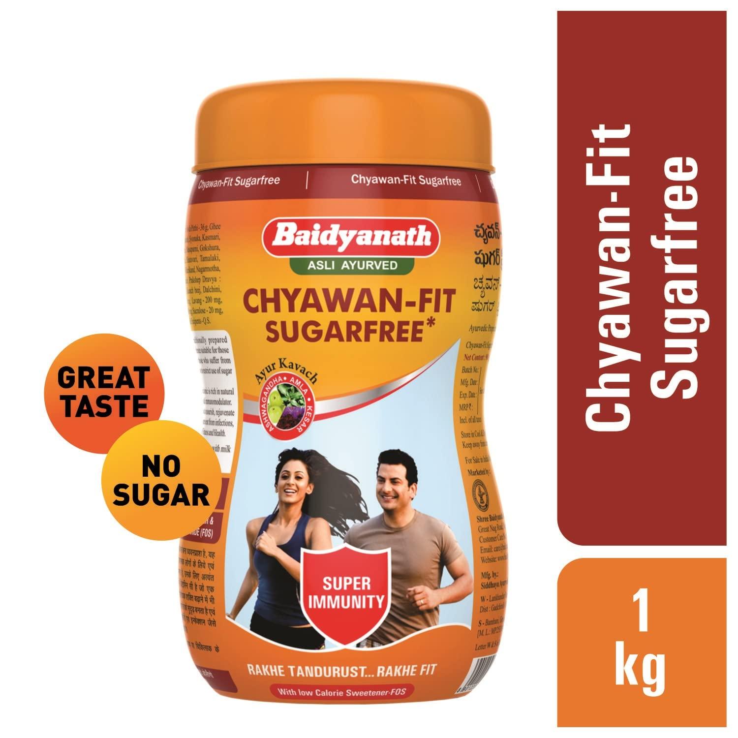 Baidyanath Baidyanath Asli Ayurved Chawan-Fit Sugar Free Chyawanprash, Immunity Booster - 1.5 Kg (Combo Pack)