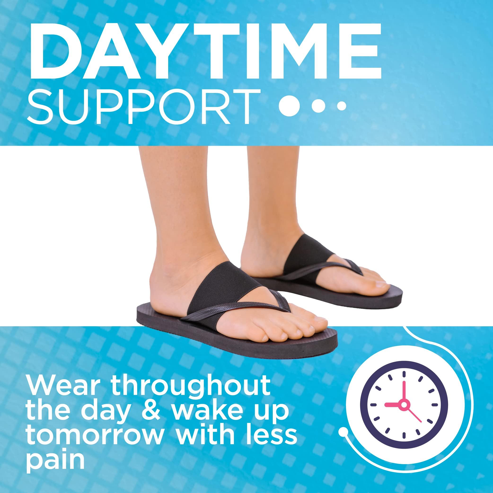 BraceAbility BraceAbility Plantar Fasciitis Arch Support Bands - Pair of Durable Foot Brace Compression Sleeve Inserts for Fallen Arches, Flat Foot Correction, Heel Spur Pain Relief and Muscle Strains (Pack of 2)