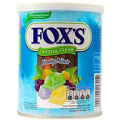 Fox's Fox\'s Crystal Clear Fruity Mints Candy, 6.35 oz  180 g