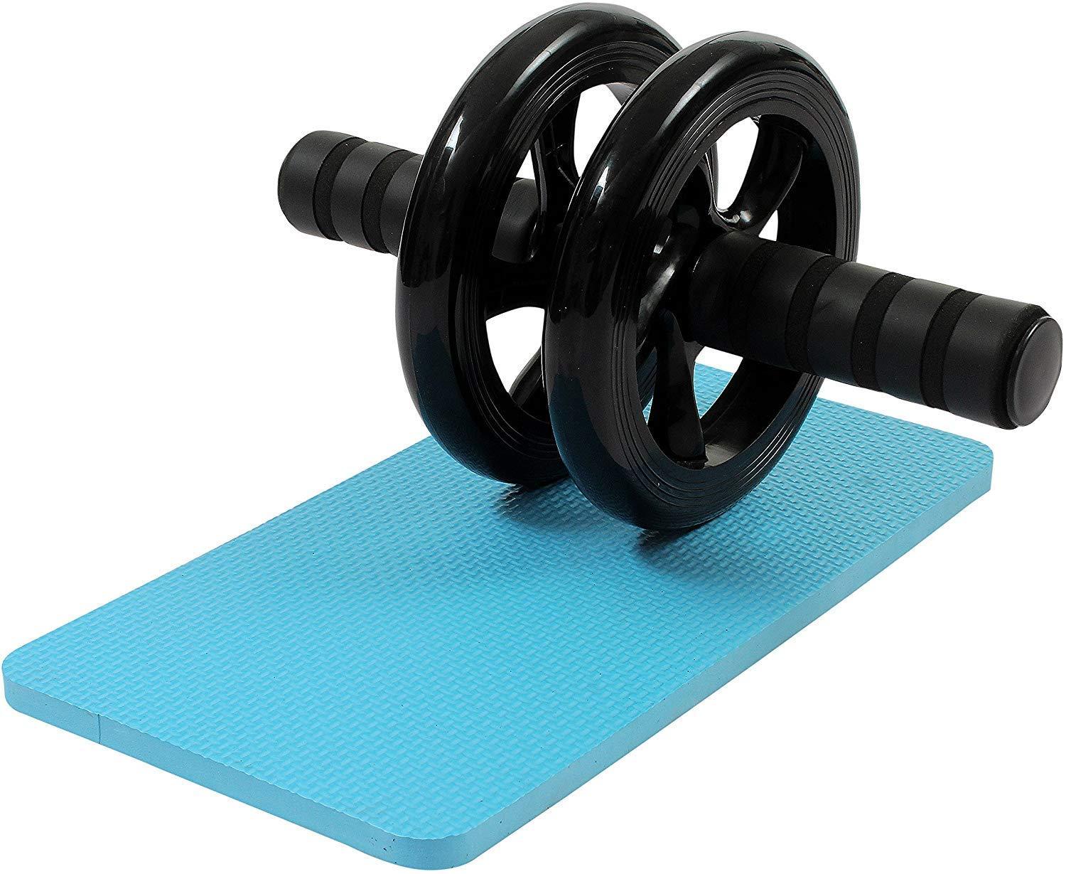 AR Mall AR Mall Pro Abdominal Double Ab Wheel Ab Roller Gym for Exercise Fitness Training Equipment Functional Workout Unisex