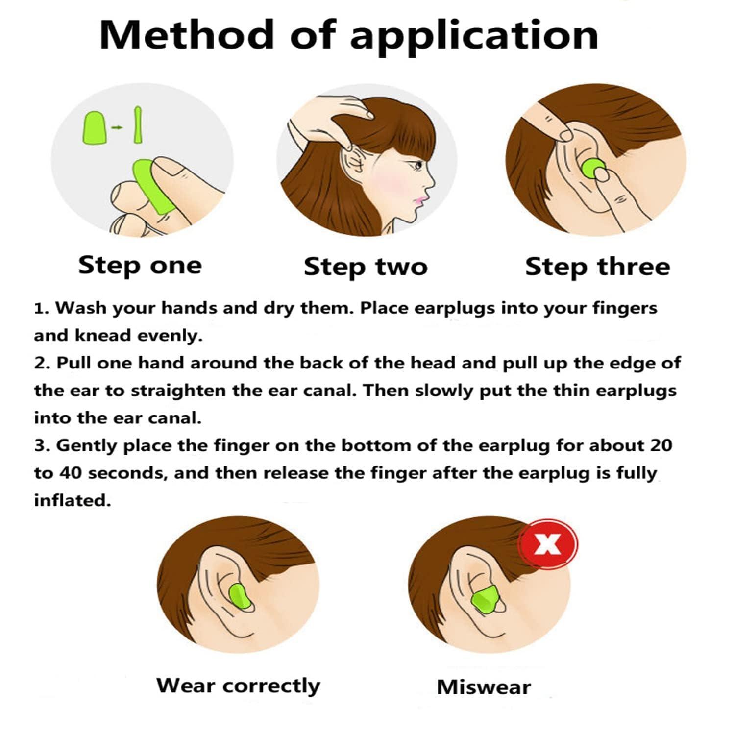 James International Soft Foam Ear Plugs Travel Sleep Prevention Earplugs Noise Reduction For Noise, Meditation, Studying, Live Concert, Yoga, Travel (5 Pair Foam Skin)