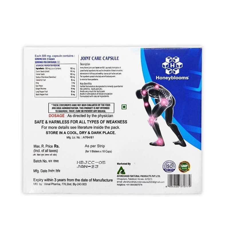 HONEY BLOOMS - A Traditional Product In Marital Tr Honey Blooms Joint Care Capsules (200 Capsules)