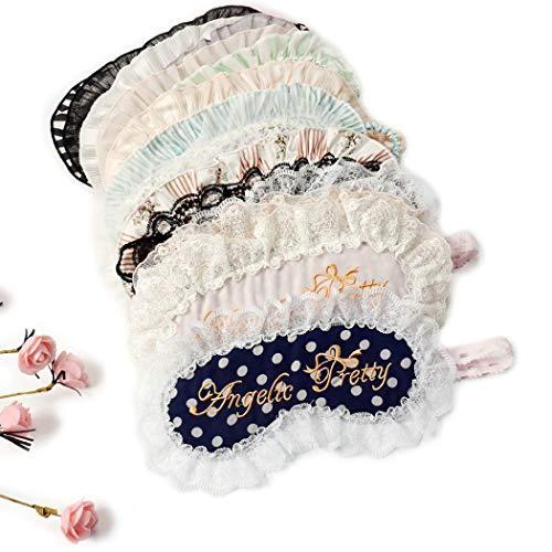 Fascigirl Fascigirl Sleeping Mask Eye Mask Lace Letter Decor Sleeping Eye Cover Blindfold Eyeshade