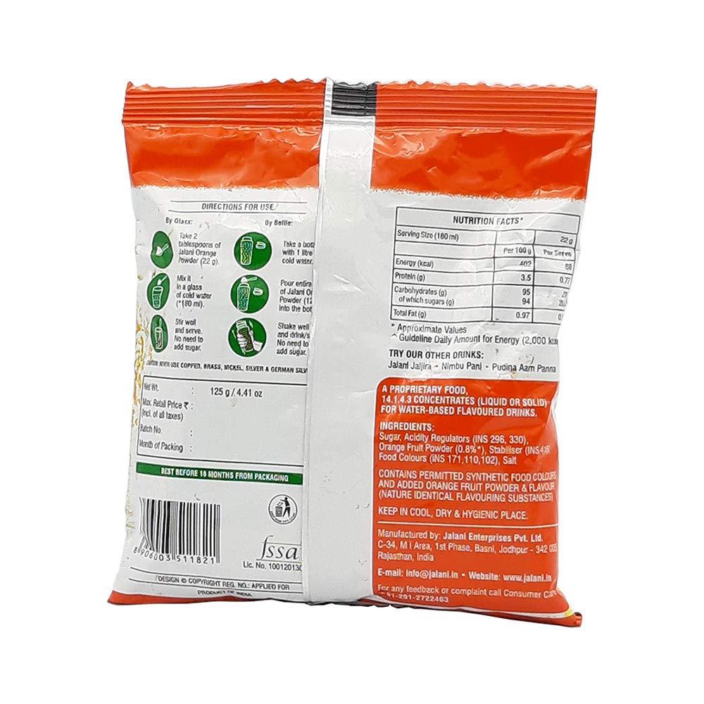 Jalani Jalani Orange (125g Pouch Each) 375g, Pack of 3