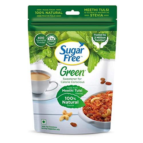 Sugar Free Sugar Free Green 100% Natural Sweetener - 400 g, Pouch & Sugar Free Natura - Sweet Drops 10ml