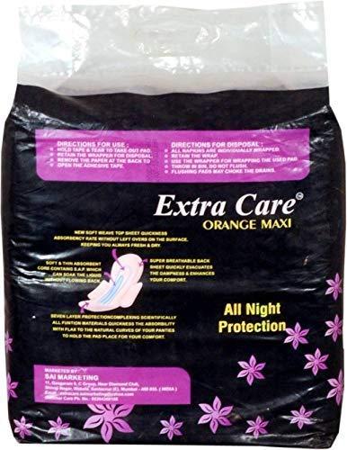 Dilency Sales Dilency Sales Sanitary Pads For Women/Girls (XXL) (Pack Of 40 Pads + 10 Panty-Liner) (PACK OF 4)