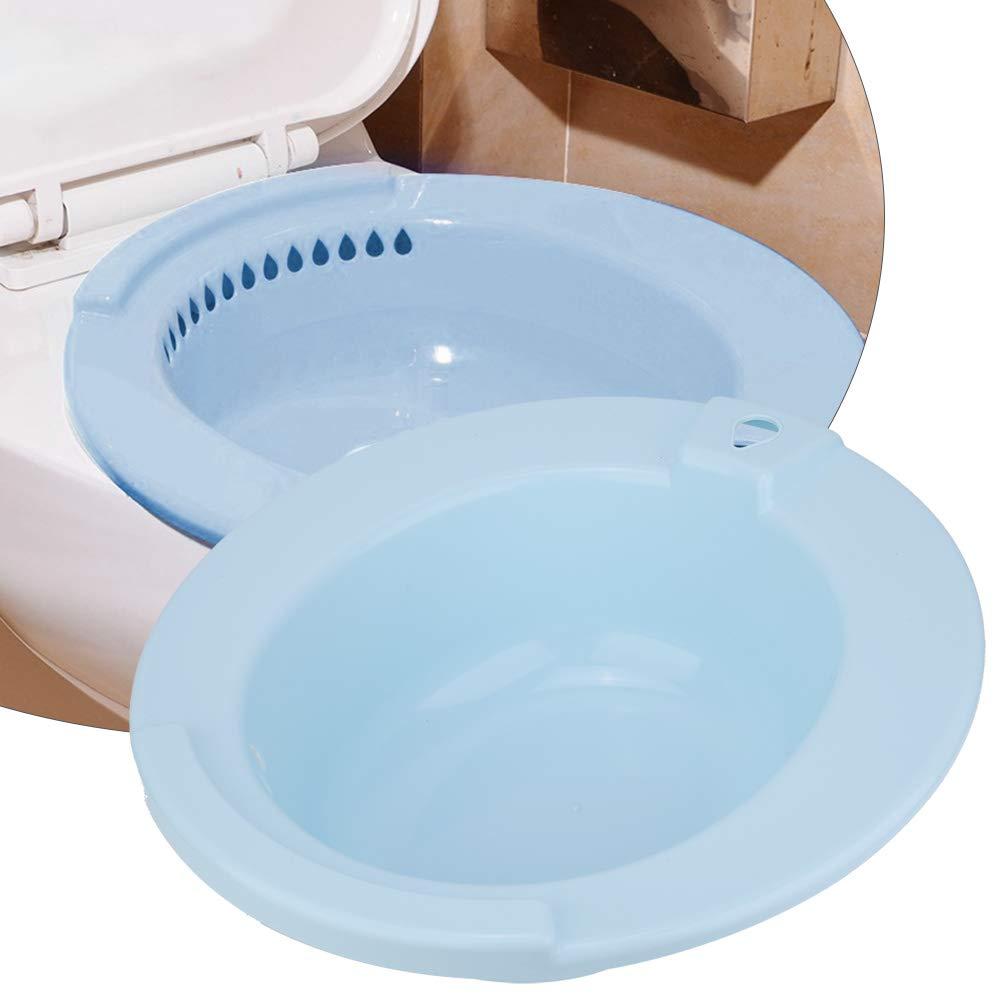 Sutinna Perineal Hip Bathtub, sit Bath, Anti-Spill Ring Pregnancy for Hip Cleaning postoperative Care for The Elderly(Green)