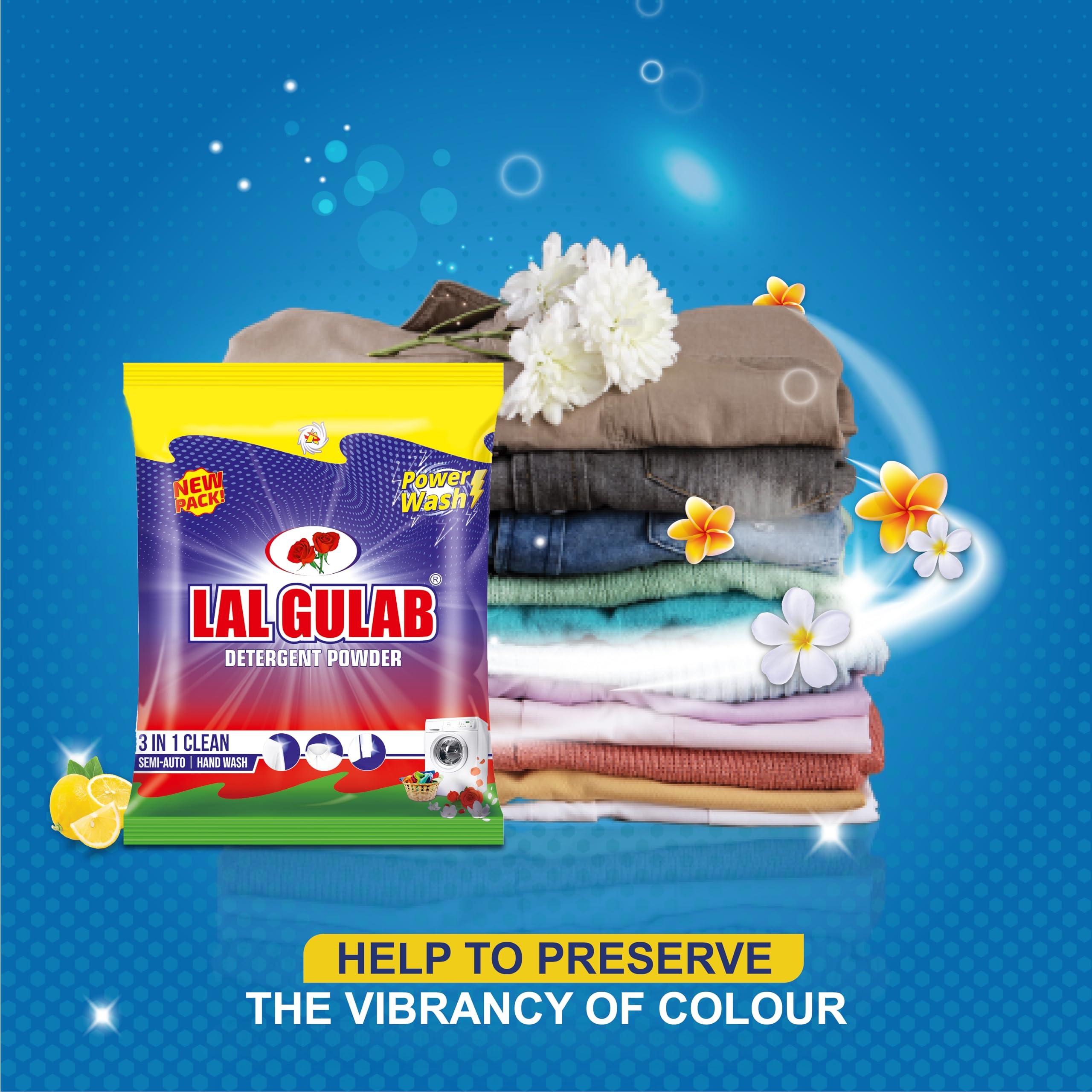 LALGULAB Lalgulab Double Power Top Load Washing Powder 8KG Detergent Powder 6KG (2KG Free) AQUA FRESH