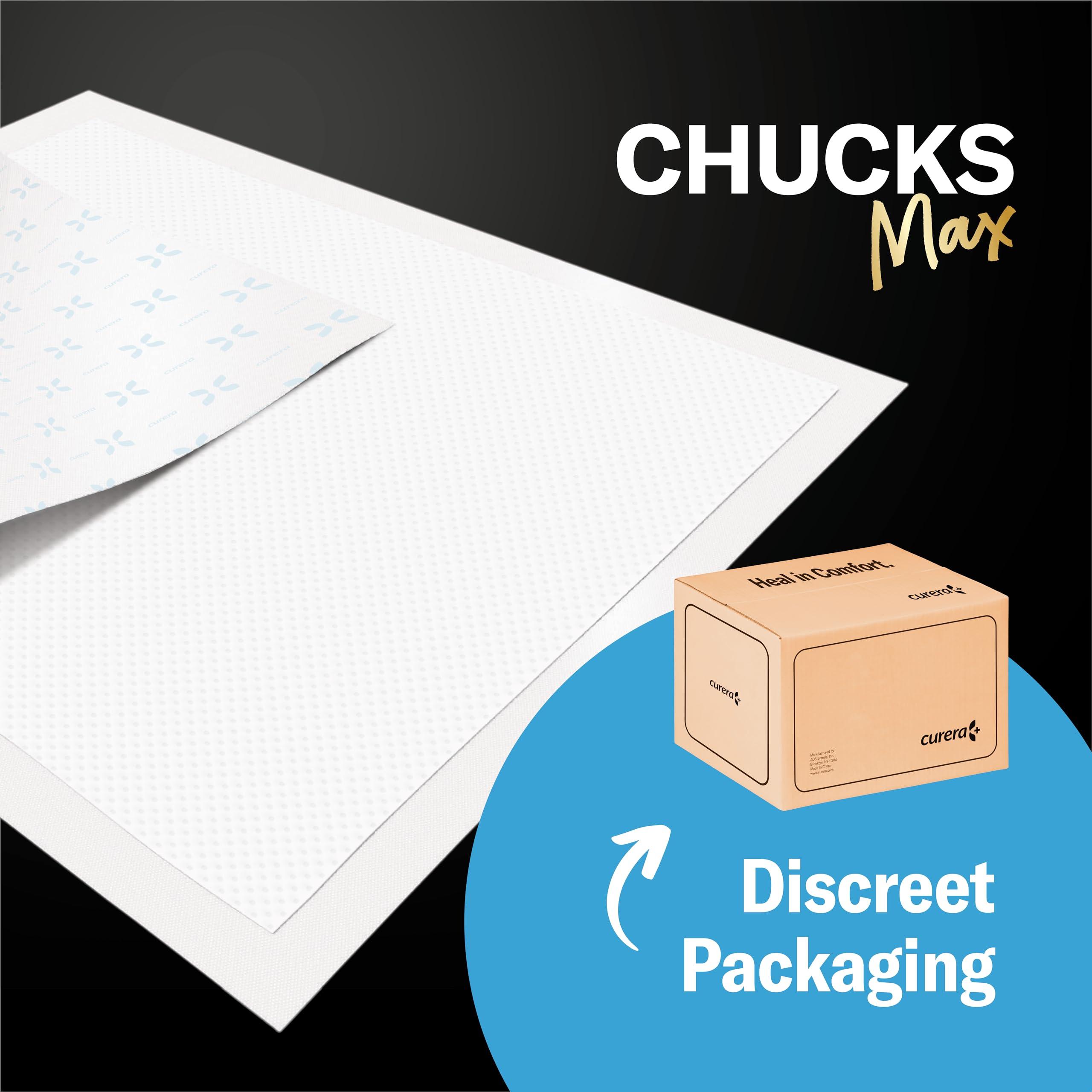 Stack Man Chucks MAX Hospital Bed Pads Disposable Adult 36 x 36 Breathable Incontinence Pads - XXX-Large Pee Pads for Elderly Adults - Heavy Duty Absorbency Underpads - 400 Lbs. Patient Repositioning [20 Pads]