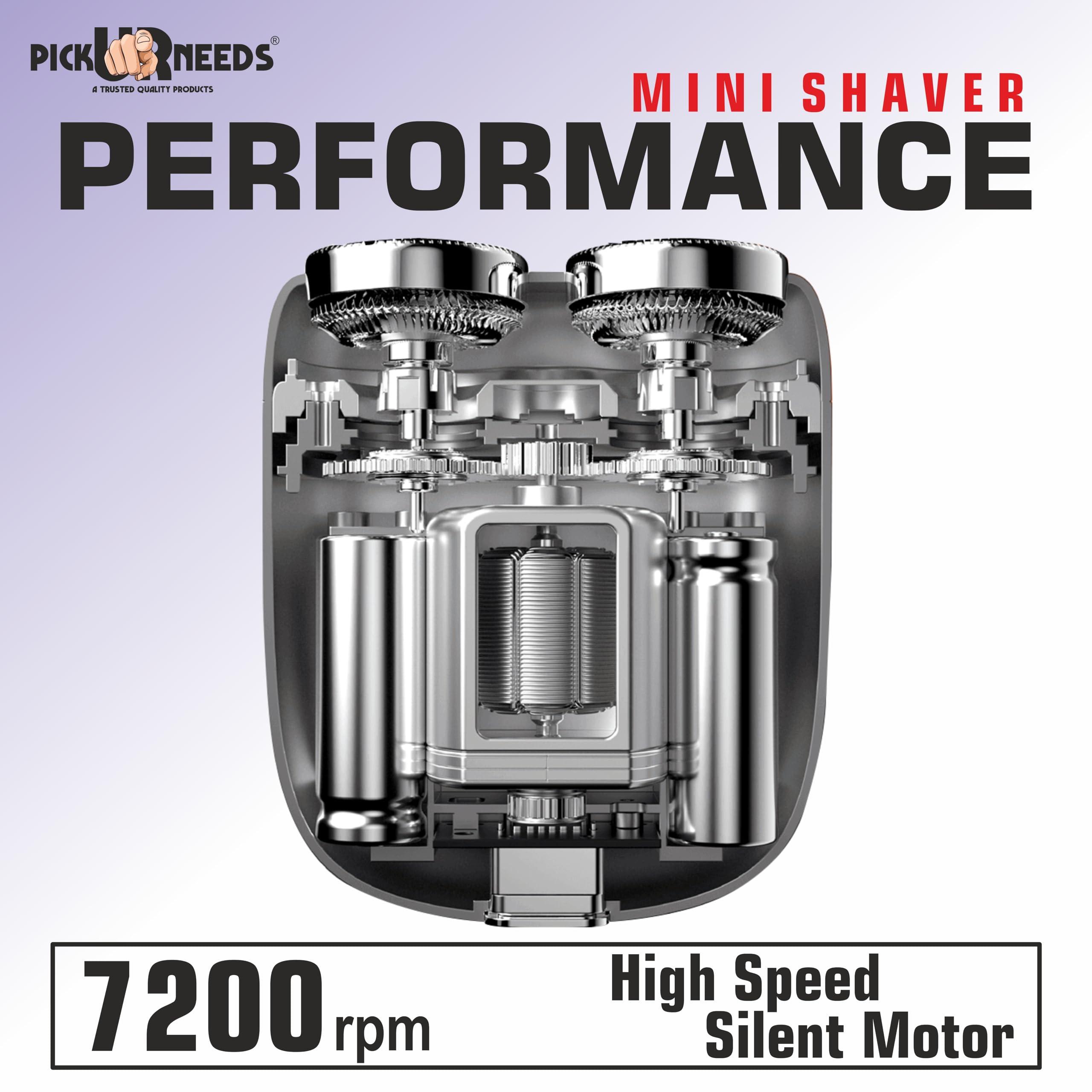 Pick Ur Needs Pick Ur Needs Professional Rechargeable Electric Mini Foil Shaver Beard Trimmer For Men Hair Cutting Cordless Razor Machine