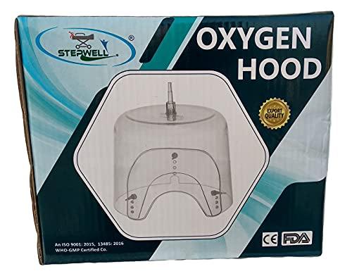 STEPWELL STEPWELL Oxygen Hood (Medium) for Newborn baby, Pediatric, NICU with Clear View for, Clinics, hospitals & Nursing Homes