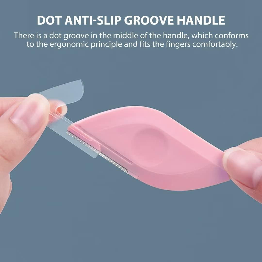 USonline911 Eyebrow Razor For Women Facial Razor For Women Peach Fuzz Facial Hair Fuzz On Face Upper Lip Eyebrow Trimmer Shaper Shaver Safty And Portable With Precision Cover For Men And Women 3 Pieces