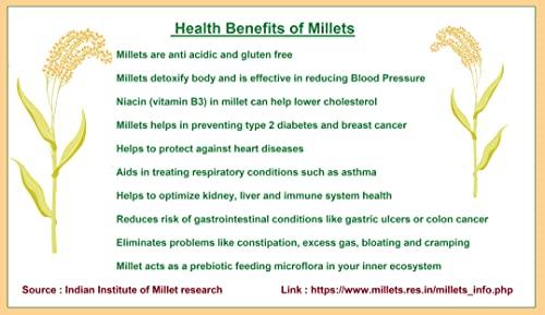 Generic Unpolished Browntop Millet 1kg (2 x 500g), Andu korralu, Hari Kangni, Kula Saamai, Korale