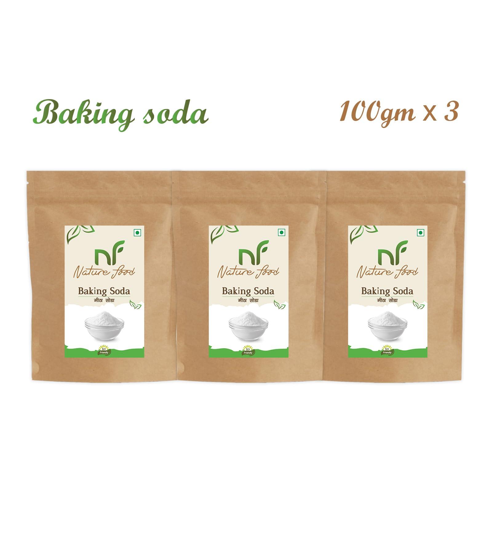 Nature Food Nature Food Baking Soda 300 g (100 g x 3 Pack)