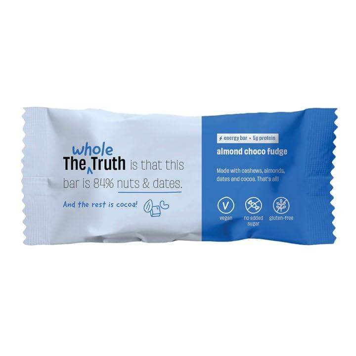 Generic The Whole Truth Almond Choco Fudge Protein Bar 40g Humarabazar