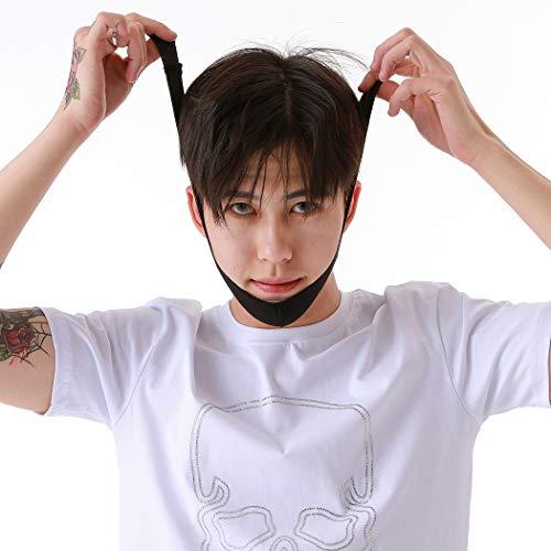 ZOYLINK Zoylink Chin Strap Creative Adjustable Anti Snoring Device Sleep Aid for Men & Women (Black)