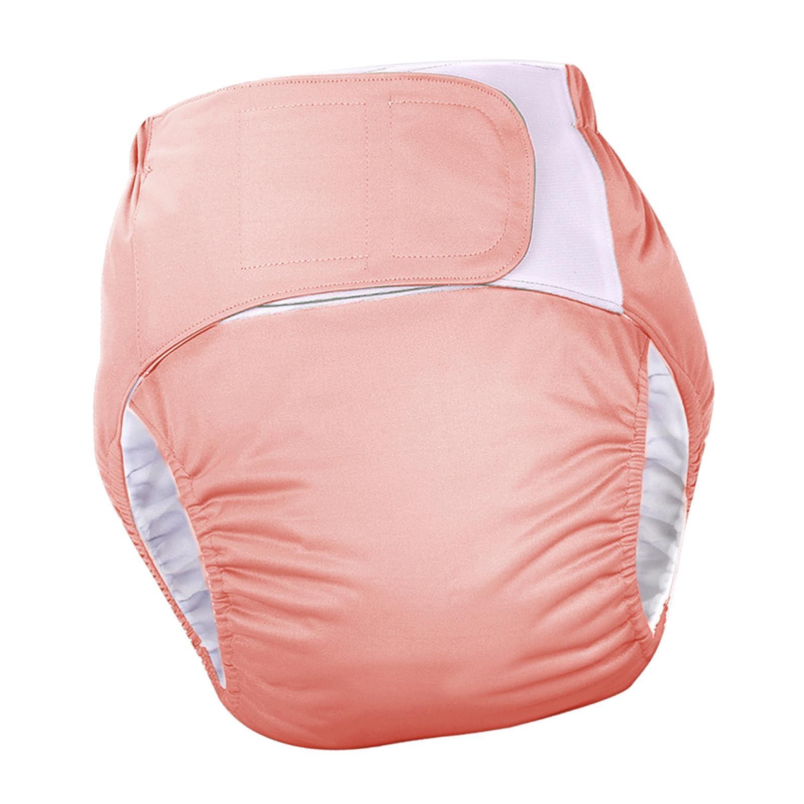 Bnf BNF Adult Cloth Diaper Washable Nappy Cover Protective Underwear Leak Protection Pink |Health & Beauty | Medical, Mobility & Disability | Daily Living Aids | Incontinence Aids