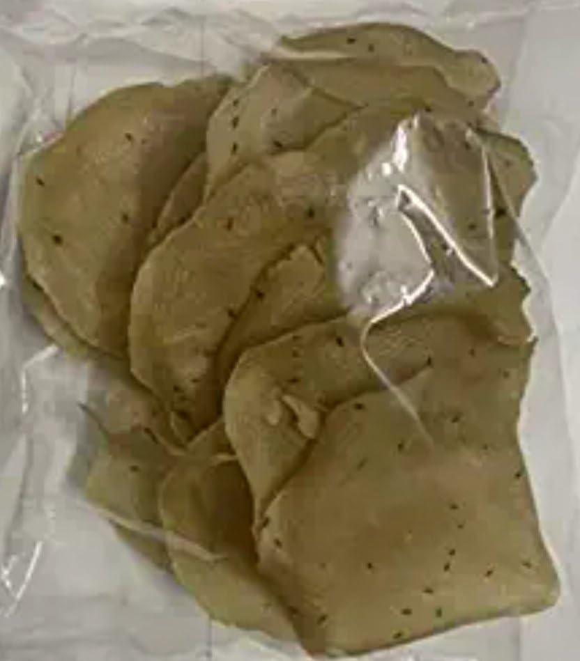 CAMCALL Camcall Rice Papad | Khichiya Papad | Steamed Rice Appalam Akki Happala Fryum With Sesame