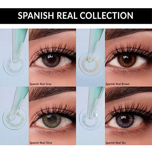 O-LENS O-LENS Spanish Real Brown - Coloured Contact Lens (Monthly Disposable, -1.75 / 2pcs / Real Brown), Natural Looking & Comfy Eye Color Lenses