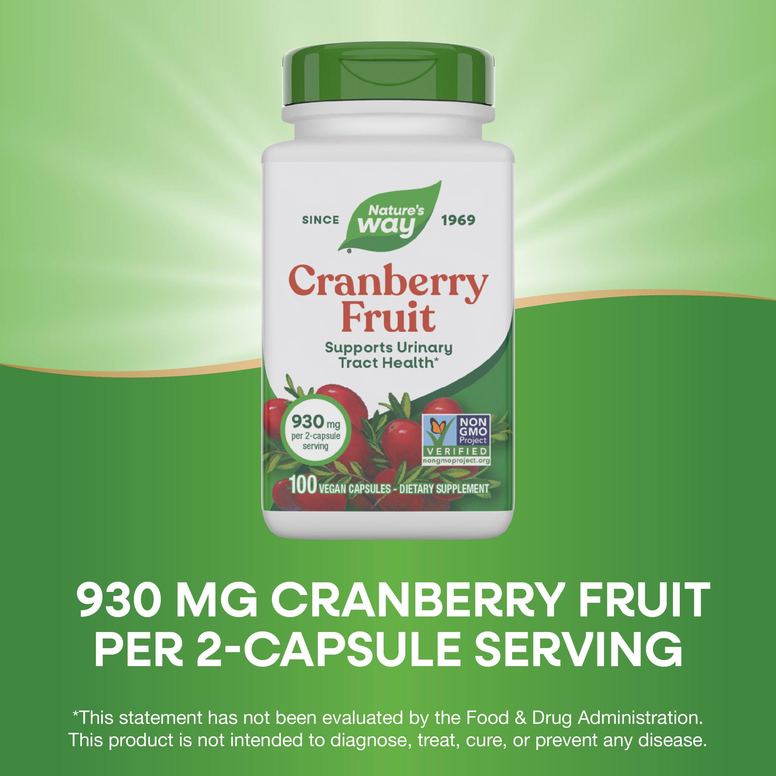 NATURE'S WAY Nature\'s Way Cranberry Fruit, 465 MG, FRUIT, 100 CAP
