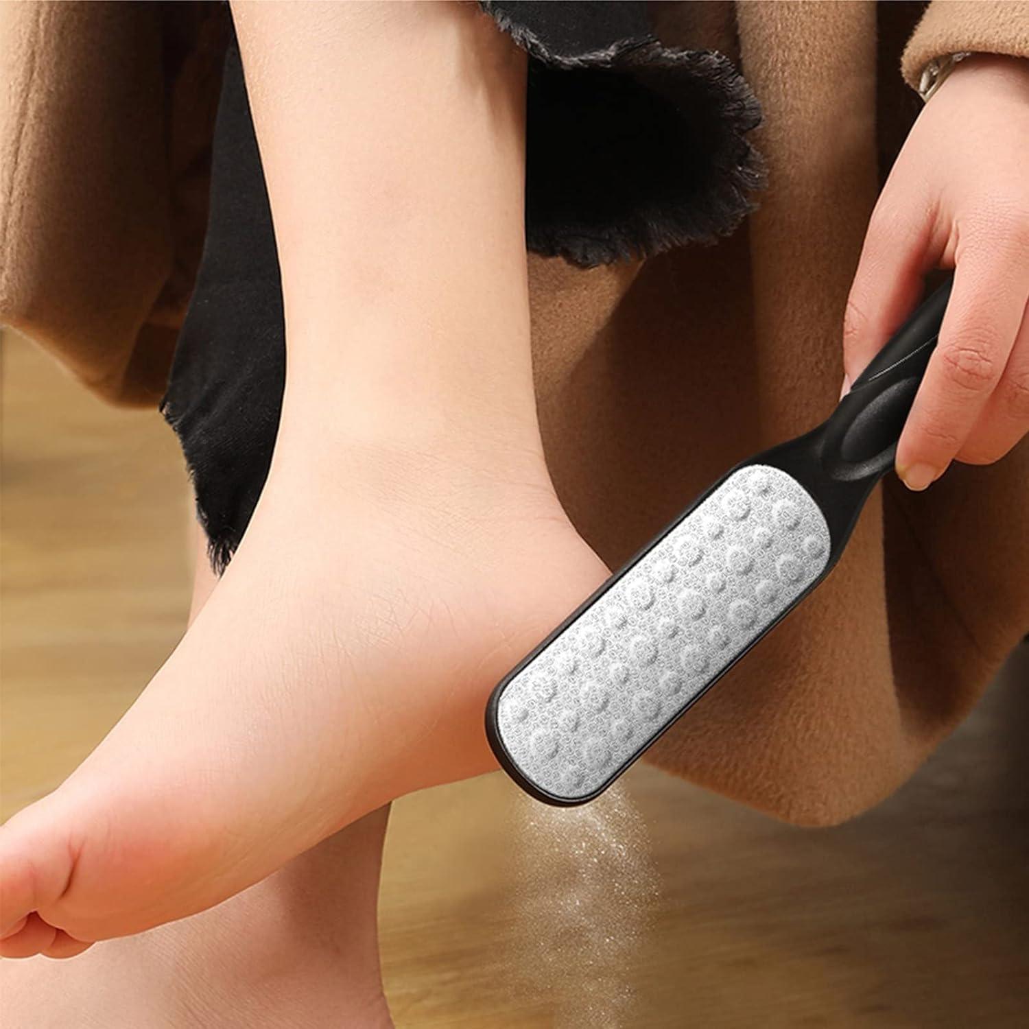 Agabani Agabani Foot Grinder To Dead Skin Pedicure Foot Sole Stone Scrub Foot, Feet Rasp Professional Scrubber for Fee, Foot Board Jelly Spa Pedicure Packs BLACK