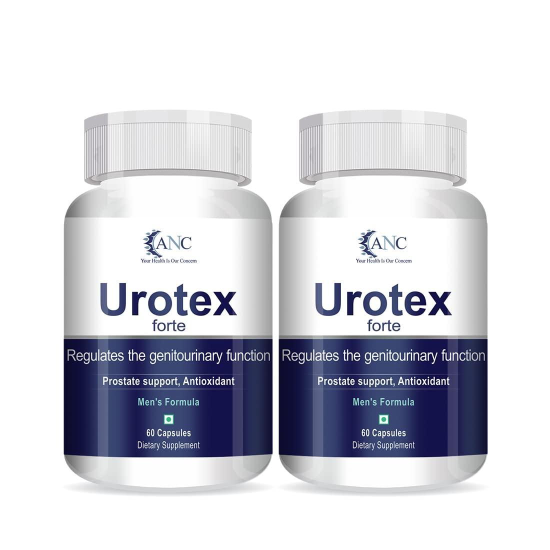 ANC Urotex Forte T-Booster Dietary Supplements 60 Veg Tablet-Helps in Muscle Growth, Enhance Immunity, Boost Energy Levels-Pack Of 2